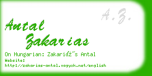 antal zakarias business card